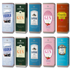 Essencia Gin, Vodka, Tequila Pack 10 x 28ml (limit 2)